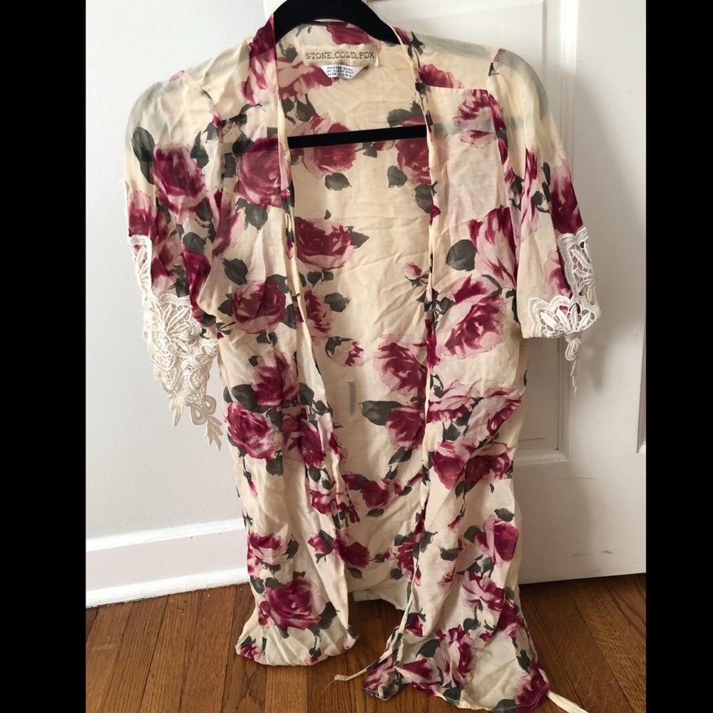 Floral robe